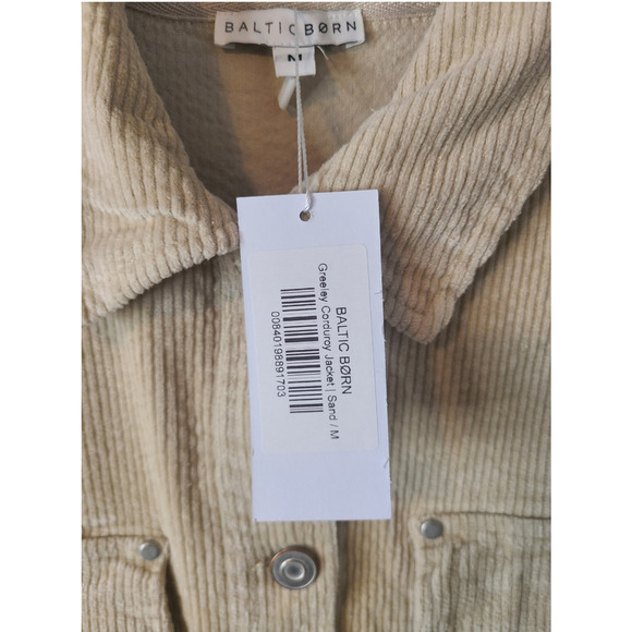 Baltic Born Greeley Corduroy Jacket in Sand NWT Size Medium - Picture 9 of 10